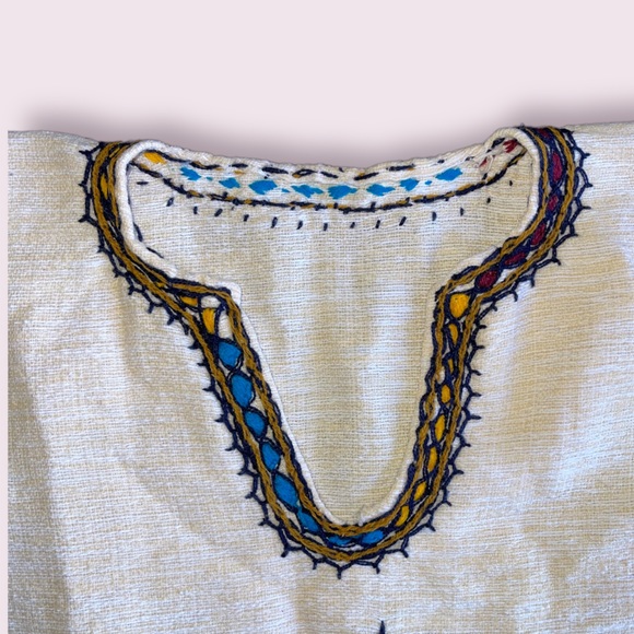Traditional Ethiopian Hand Embroidered Childrens Top - Picture 5 of 5